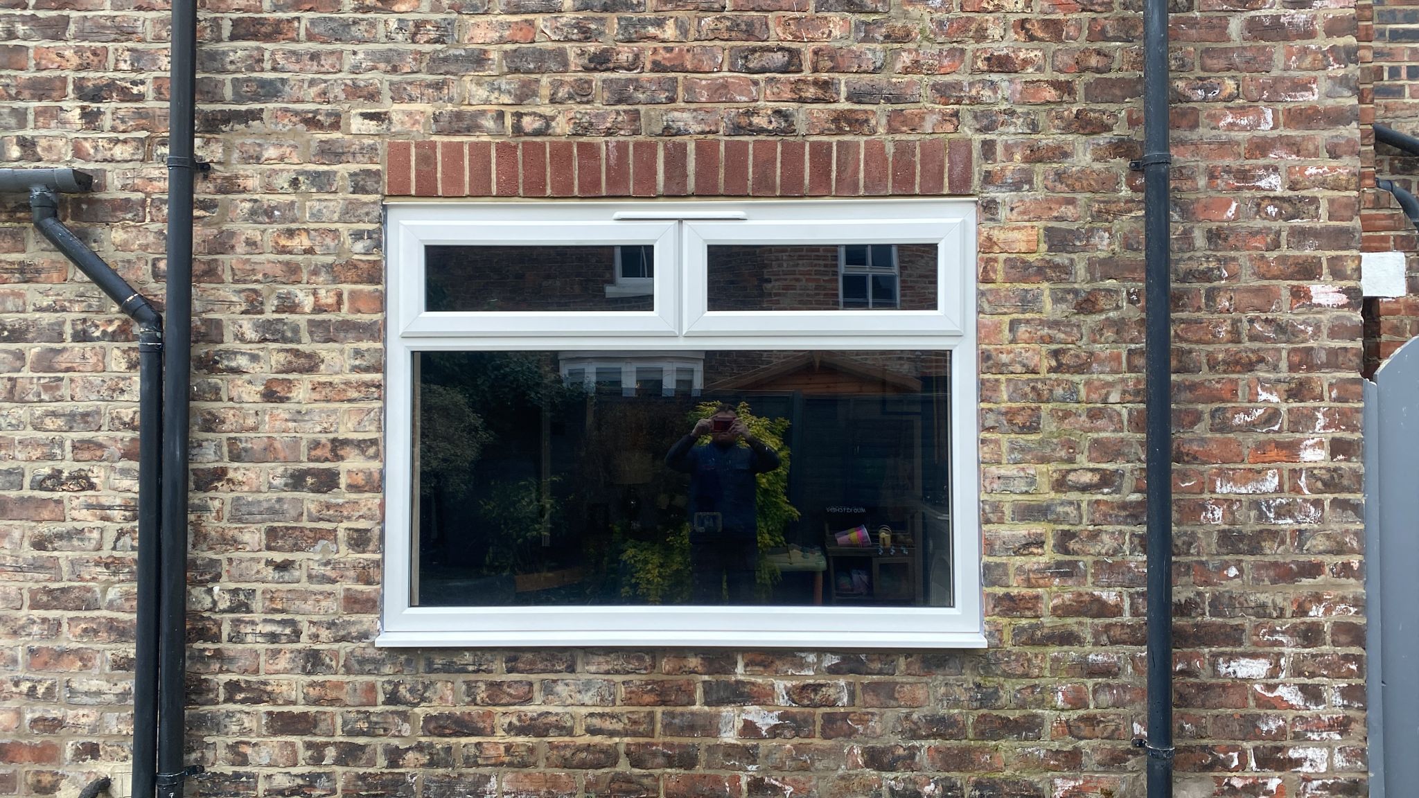 Window installation in progress